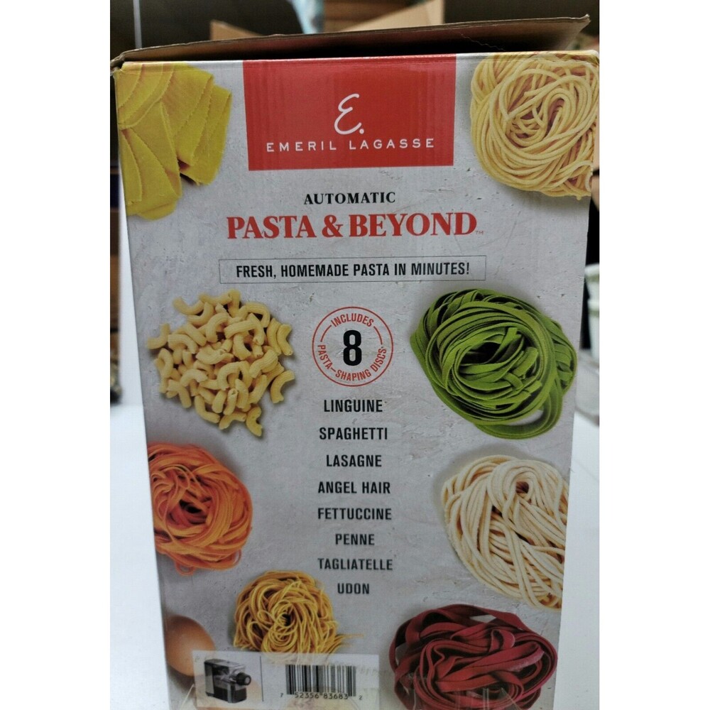 NIB Sealed Emeril Lagasse Pasta & Beyond Pasta Machine Juicer/Frozen 2 in 1 - Picture 9 of 9